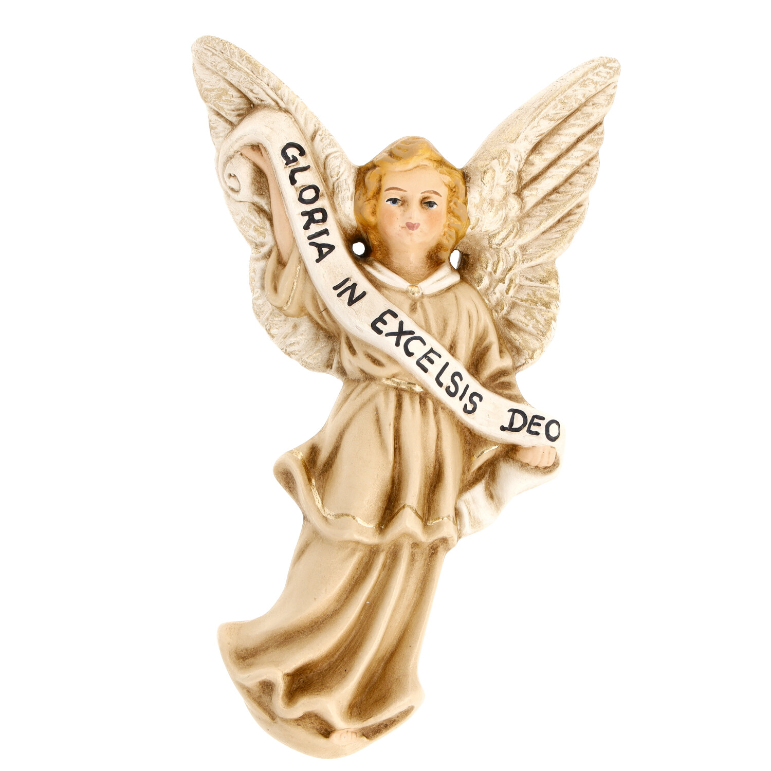 Gloria-Engel schwebend (créme) zu 14cm Figuren - ein Artikel aus der Serie  MAROLIN® -  Engel. Made in Germany.