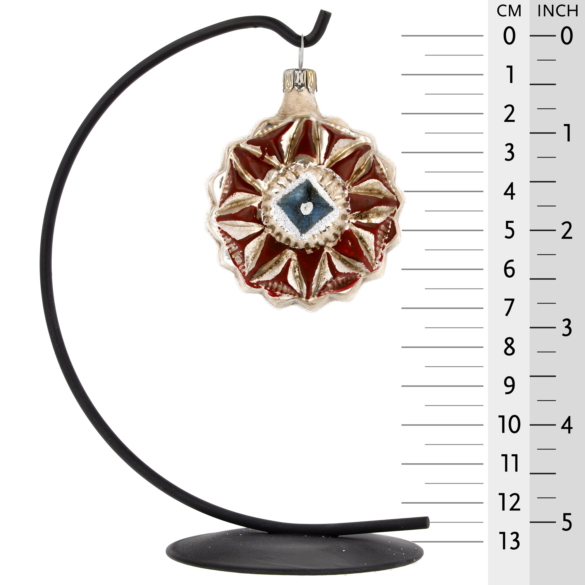 Retro Vintage style Christmas Glass Ornament - American Kaleidoscope