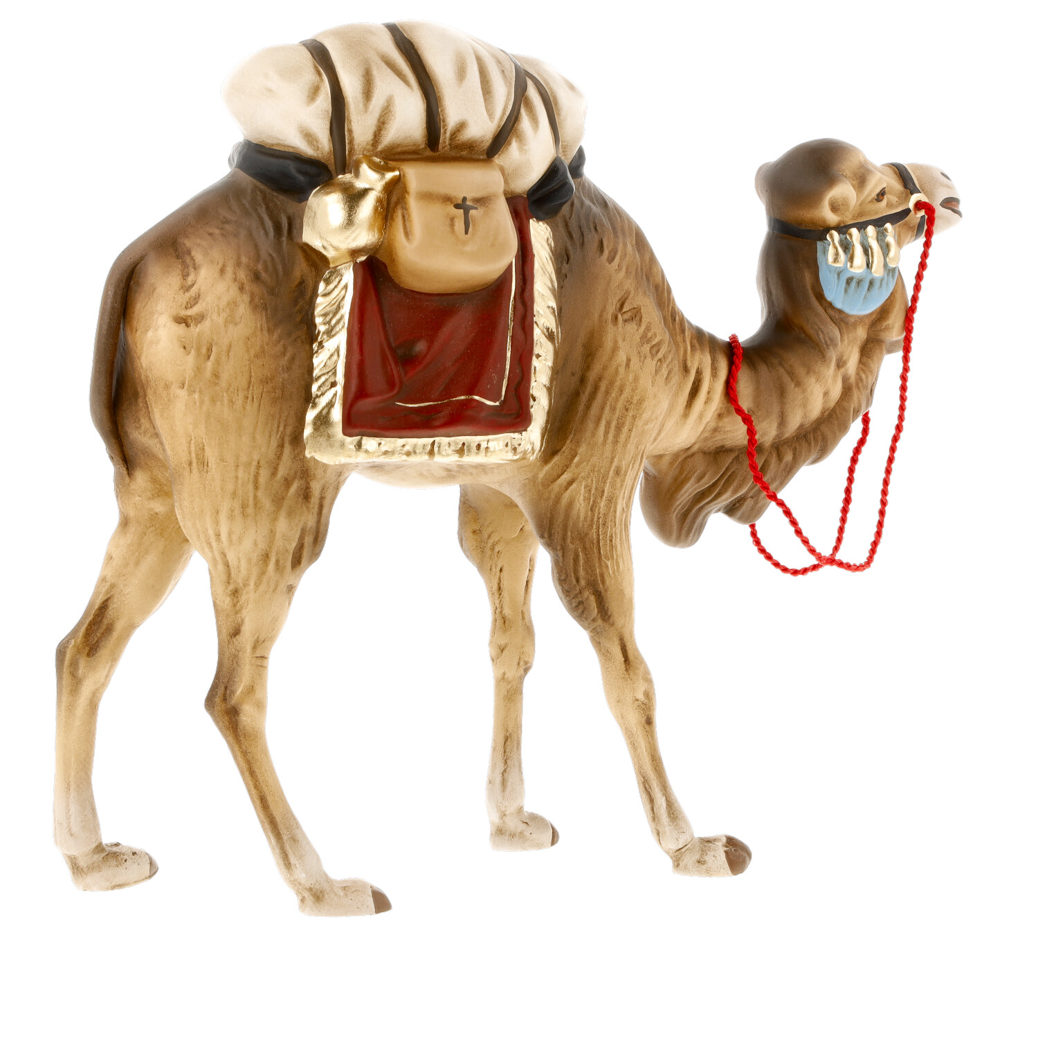 Kamel mit Gepäck, zu 12 - 14cm Marolin Krippenfiguren - made in Germany