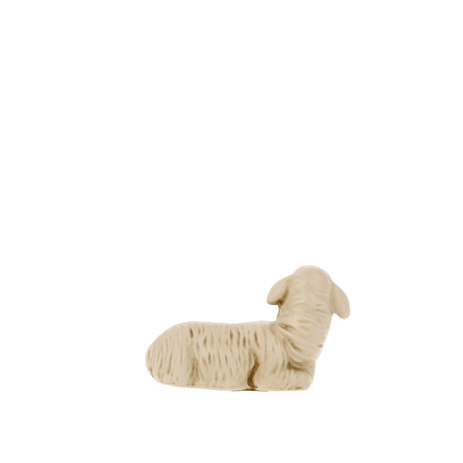Schaf liegend, nach links blickend, zu 14cm Figuren passend