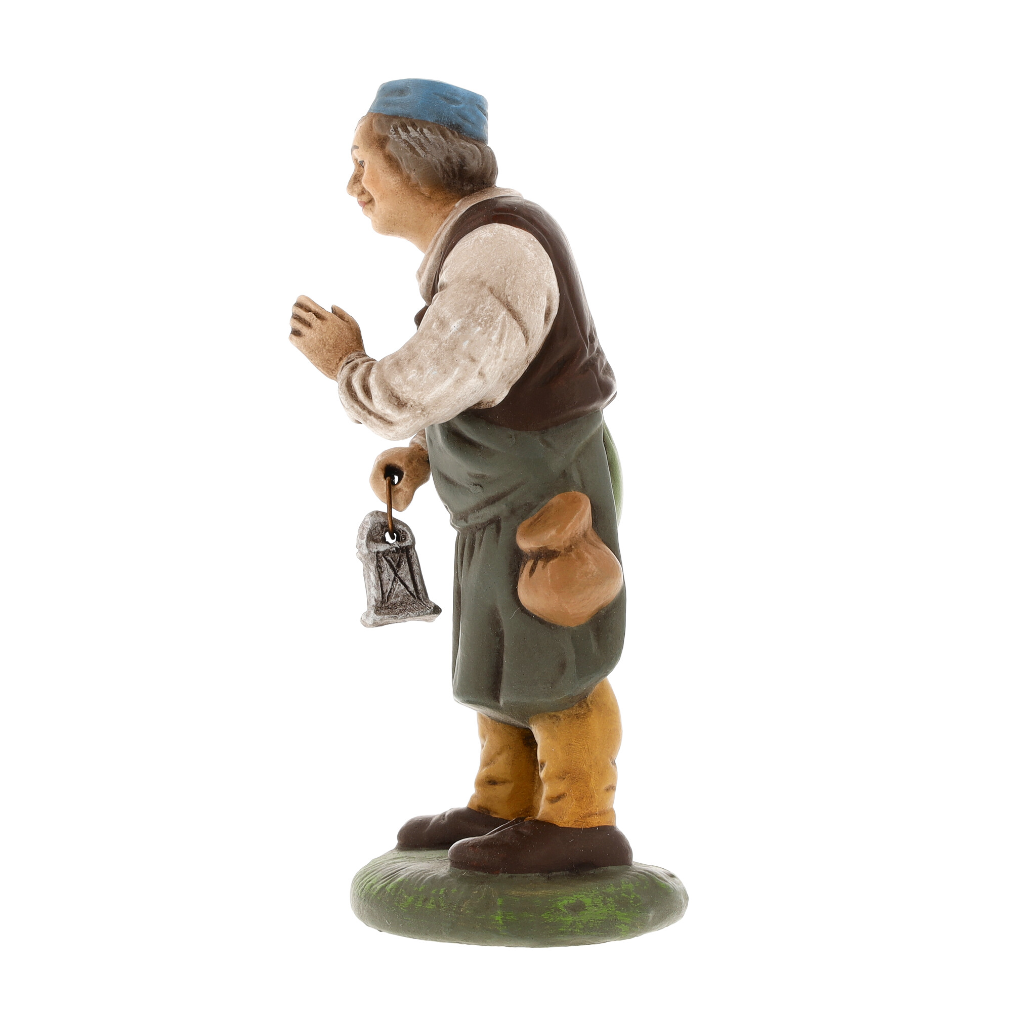 Wirt mit Laterne, zu 11cm Krippenfiguren - Original MAROLIN® - Krippenfigur für Ihre Weihnachtskrippe - Made in Germany