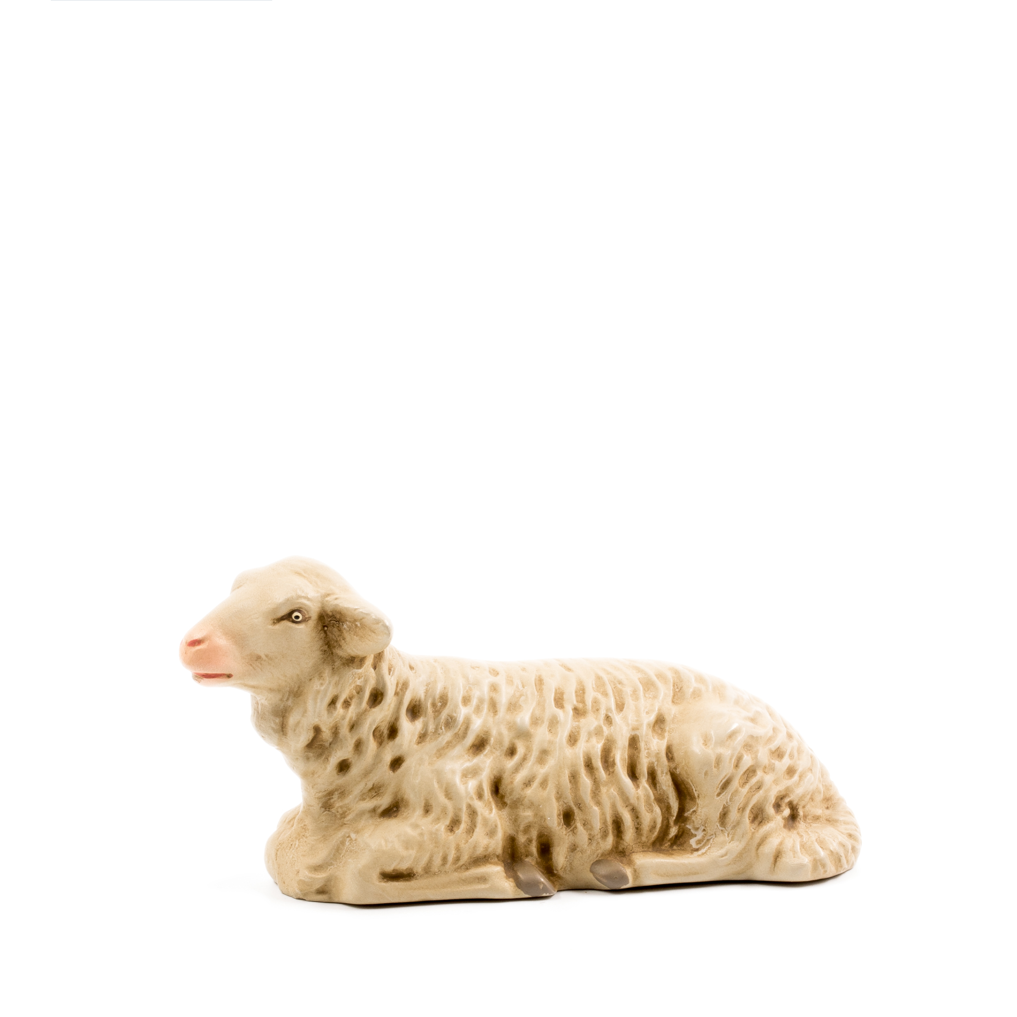 Schaf liegend, zu 21cm Krippenfiguren