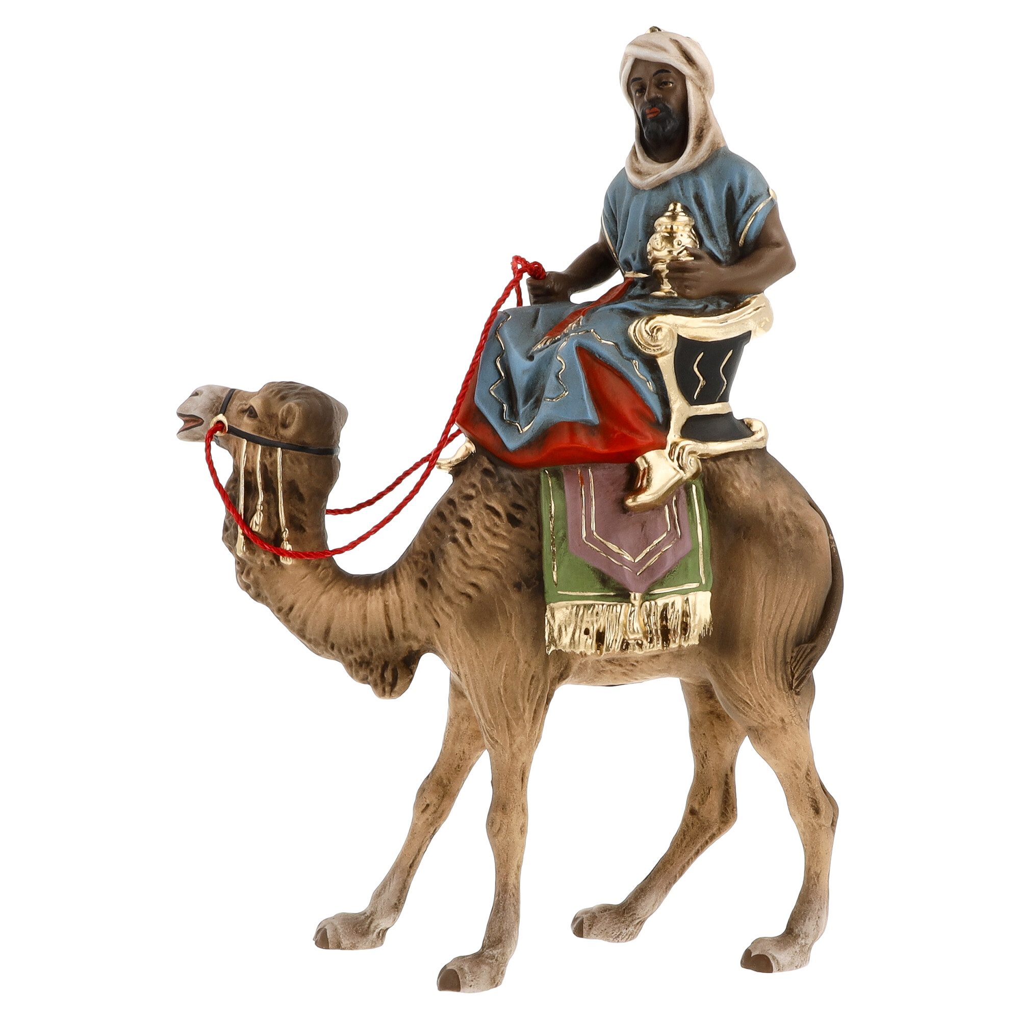 König schwarz (Caspar) zu Kamel, zu 12cm Figuren