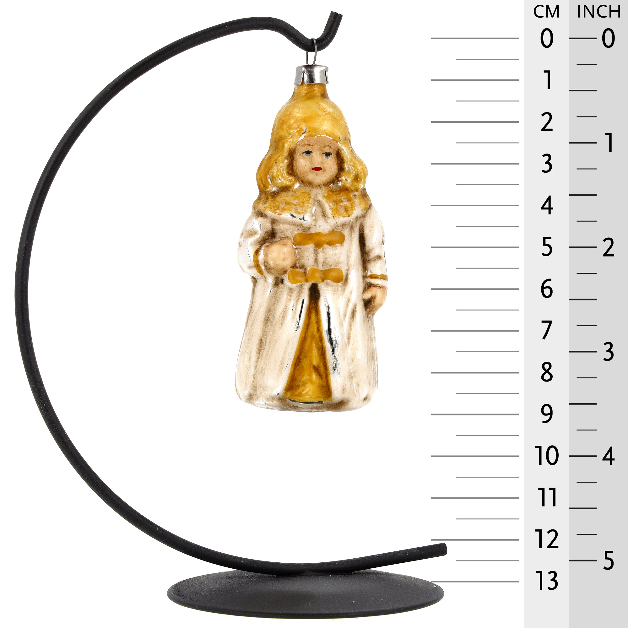 Retro Vintage style Christmas Glass Ornament - Nuremberg Christ Child