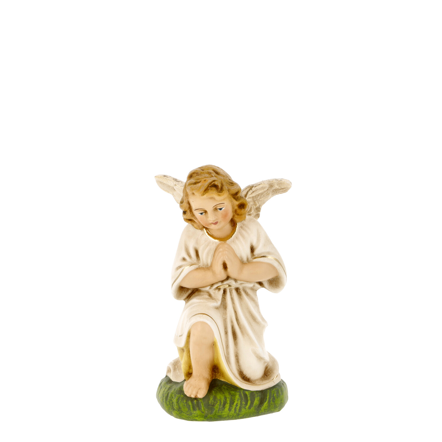 Kniender Engel in Antikweiß, zu 14cm Figuren - Marolin Krippenfigur - made in Germany