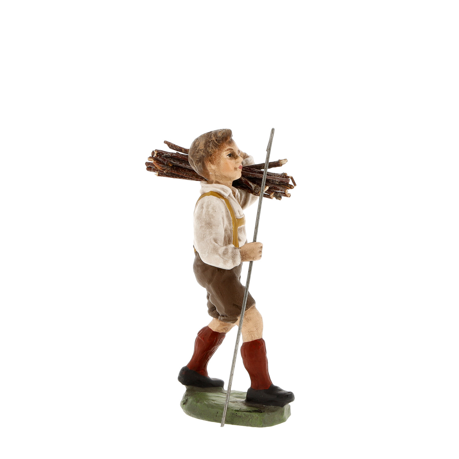 Junge mit Holzbündel, zu 12cm Marolin Krippenfiguren - made in Germany
