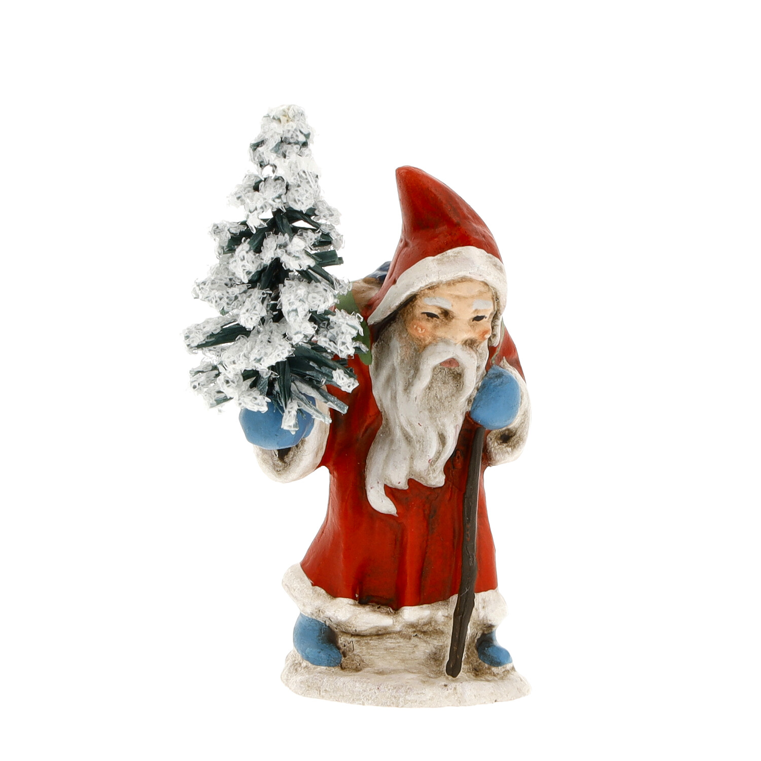Miniatur - Weihnachtsmann gehend