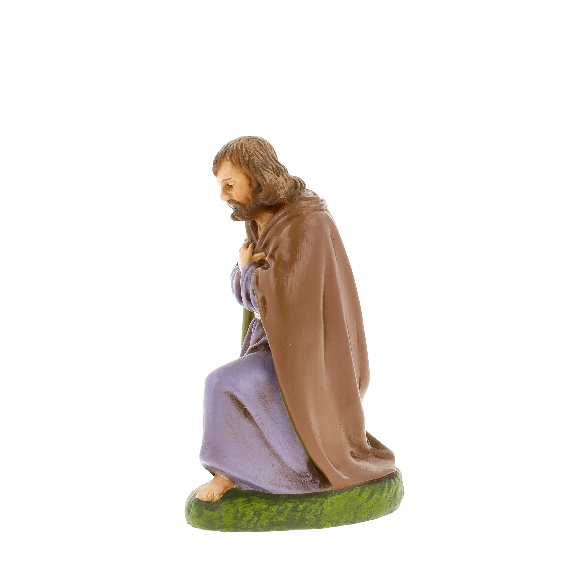 Josef kniend, zu 11cm Krippenfiguren - Original MAROLIN® - Krippenfigur für Ihre Weihnachtskrippe - Made in Germany