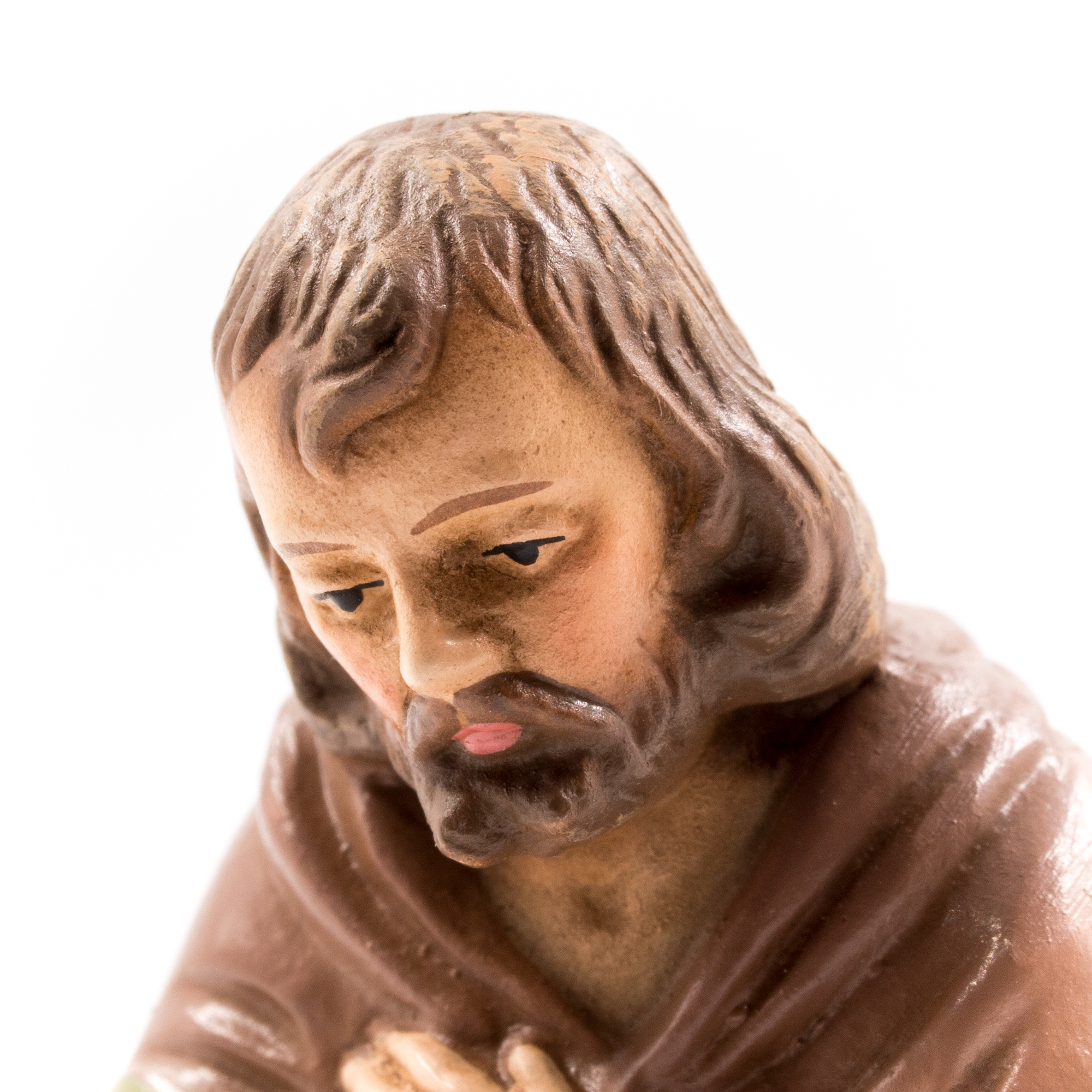 Josef kniend, zu 11cm Krippenfiguren - Original MAROLIN® - Krippenfigur für Ihre Weihnachtskrippe - Made in Germany