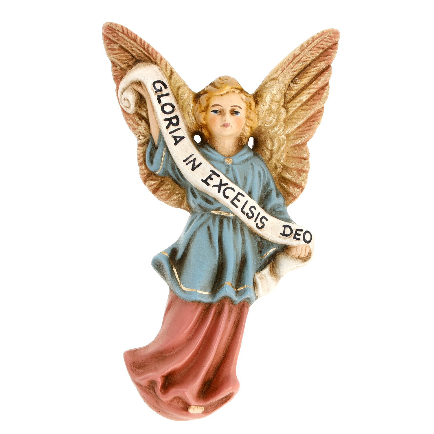 Gloria-Engel schwebend (bunt) zu 14cm Figuren - ein Artikel aus der Serie  MAROLIN® -  Engel. Made in Germany.